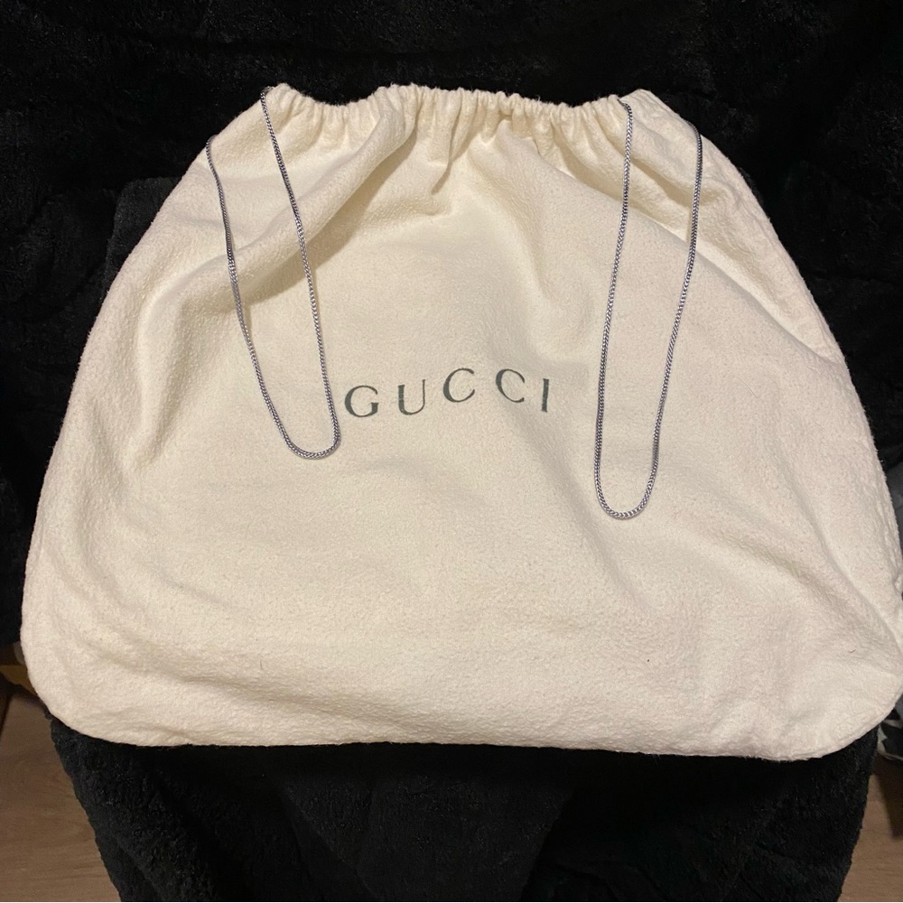 2 GUCCI VINTAGE dust bags/ drawstring 14X14” - Picture 2 of 8